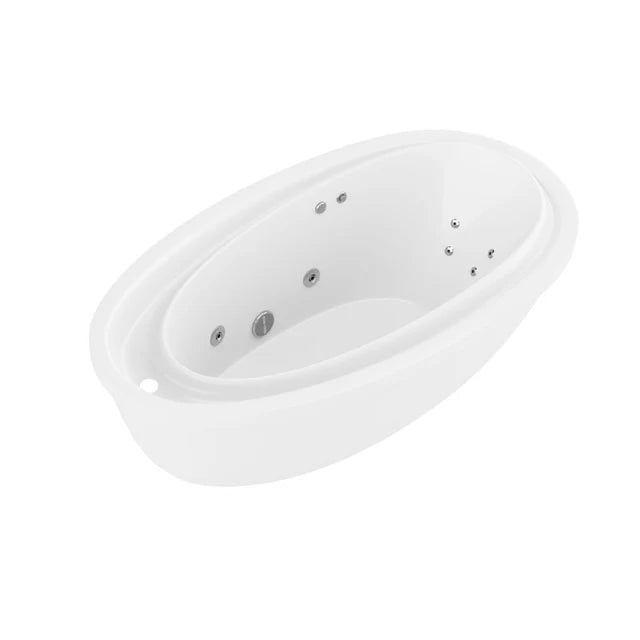 ANZZI Leni Series 71" Freestanding Whirlpool Bathtub