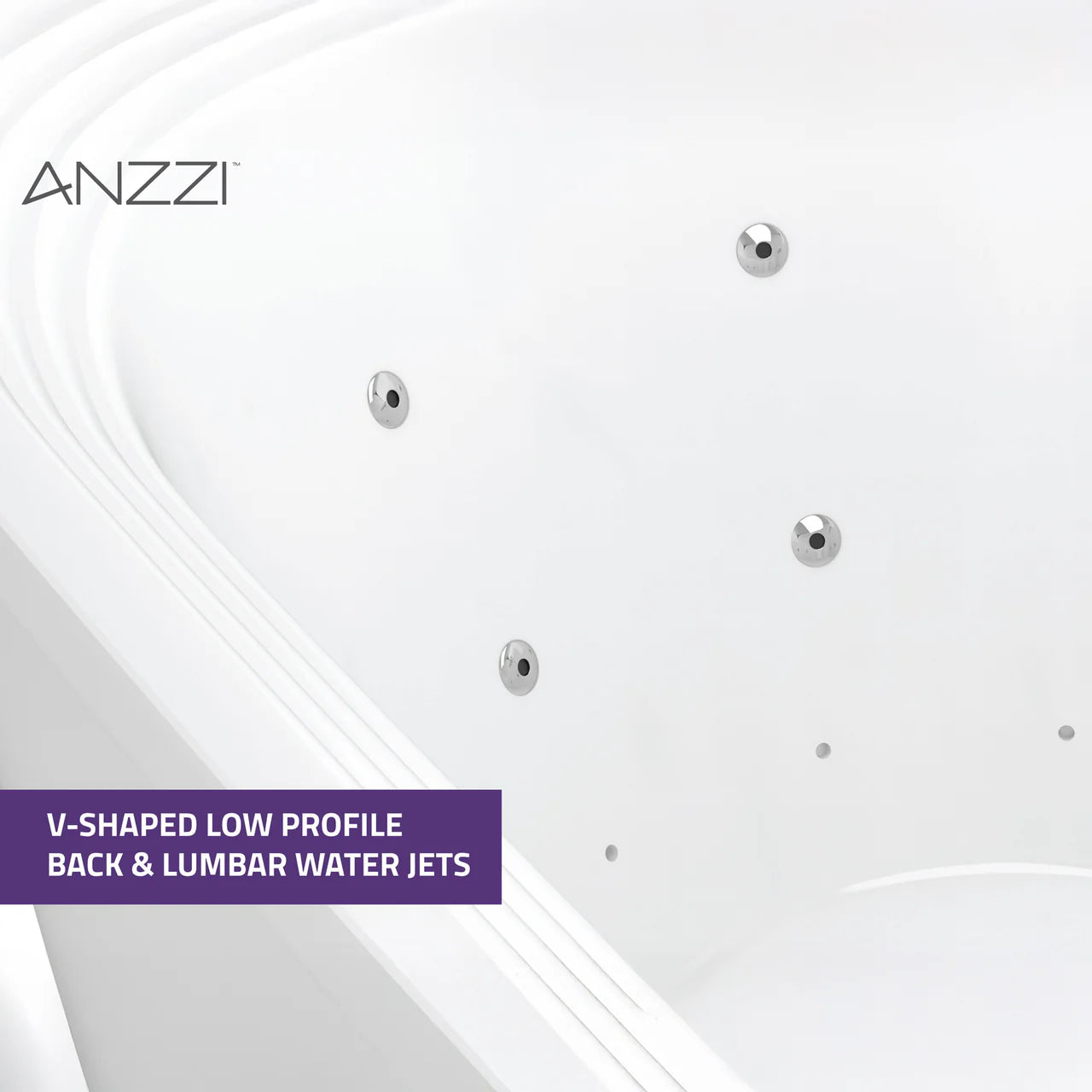 ANZZI Sofi Series, 67” x 34” Freestanding Acrylic Bathtub