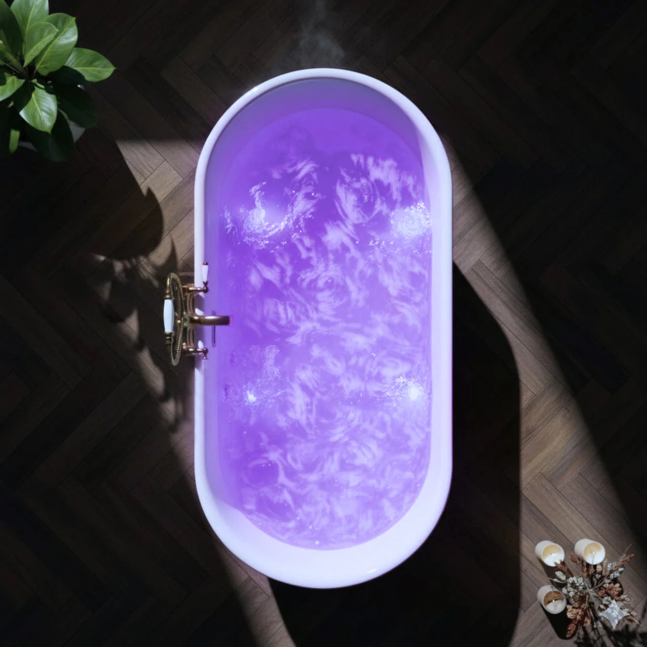ANZZI Jericho Series, 67" x 32" Freestanding Acrylic Bathtub.